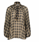 Load image into Gallery viewer, Tess Tie Neck Blouse
