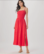 Load image into Gallery viewer, Kenzie Geo Eyelet Dress
