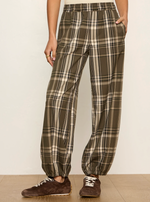 Load image into Gallery viewer, Linden Plaid Balloon Pant

