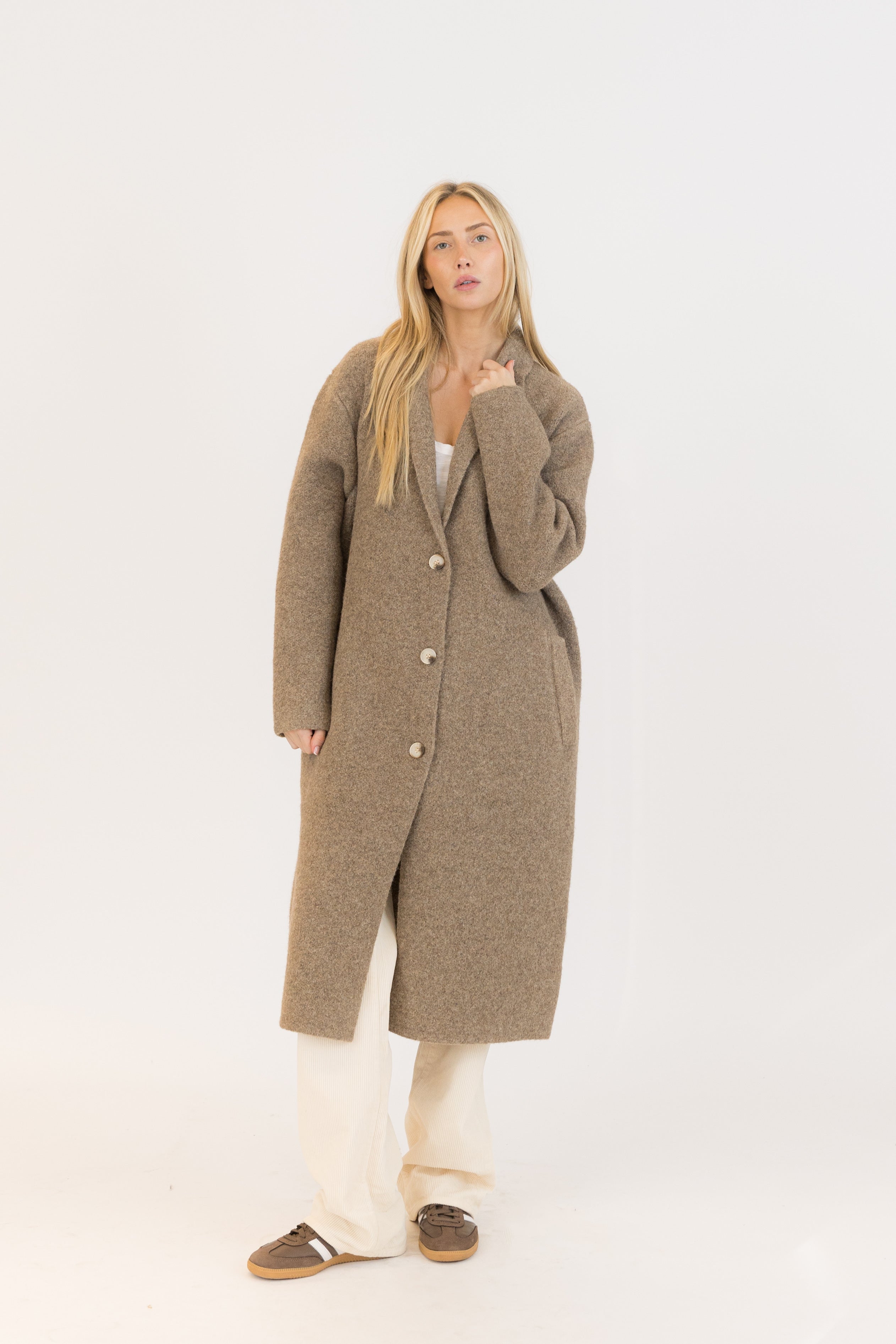 Victoria Sweater Coat - Diftwood