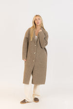 Load image into Gallery viewer, Victoria Sweater Coat - Diftwood
