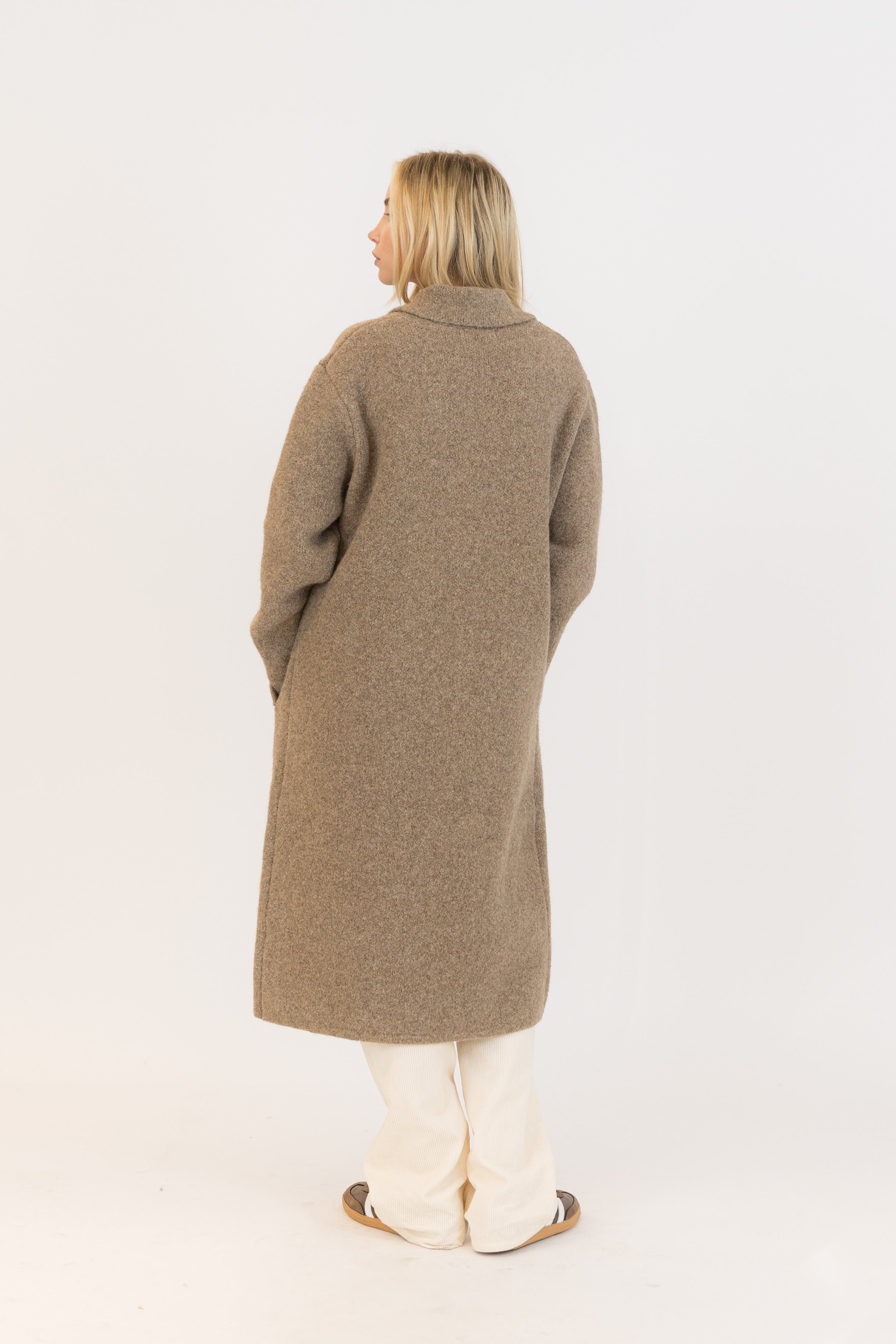 Victoria Sweater Coat - Diftwood
