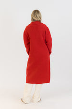 Load image into Gallery viewer, Victoria Sweater Coat - Harbour Red
