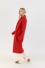 Load image into Gallery viewer, Victoria Sweater Coat - Harbour Red
