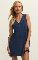 Load image into Gallery viewer, Solace Denim Mini Dress
