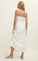Load image into Gallery viewer, Bayside Stripe Midi Dress
