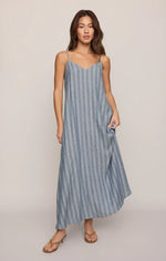Load image into Gallery viewer, Sandcomber Striped Midi Dress
