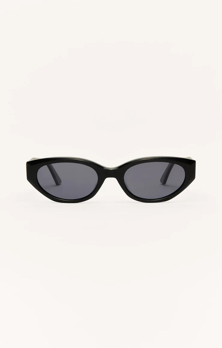 Heatwave Sunglasses- Black Gloss/Grey