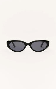 Heatwave Sunglasses- Black Gloss/Grey