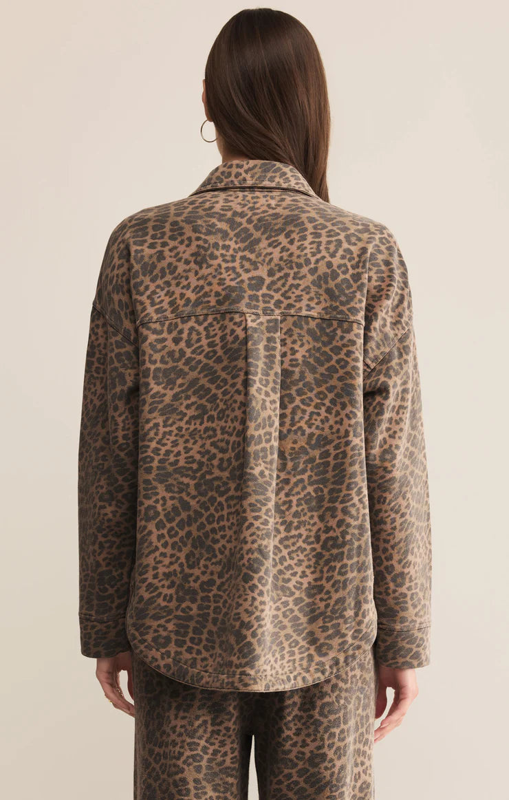 All Day Leopard Knit Jacket