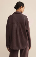 Load image into Gallery viewer, All Day Knit Jacket - Chocolate Cherry
