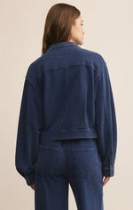 Load image into Gallery viewer, Heritage Knit Denim Jacket
