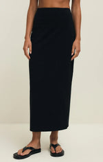 Load image into Gallery viewer, Gail Midi Skirt - True Black
