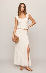 Load image into Gallery viewer, Emrie Eyelet Skirt
