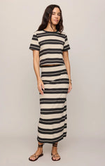 Load image into Gallery viewer, Striped Gail Jersey Skirt
