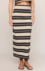 Load image into Gallery viewer, Striped Gail Jersey Skirt
