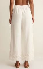 Load image into Gallery viewer, Scout Embroidered Pant - White

