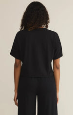 Load image into Gallery viewer, Sway Textured Cropped Tee

