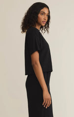 Load image into Gallery viewer, Sway Textured Cropped Tee
