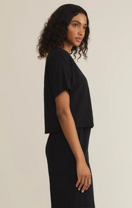 Sway Textured Cropped Tee