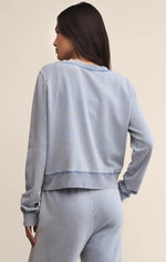 Load image into Gallery viewer, Daily Knit Denim Cardigan
