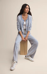 Load image into Gallery viewer, Daily Knit Denim Cardigan
