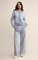 Load image into Gallery viewer, Daily Knit Denim Cardigan
