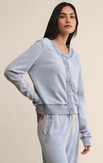 Load image into Gallery viewer, Daily Knit Denim Cardigan
