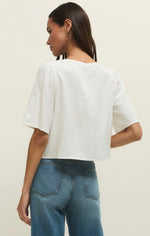 Load image into Gallery viewer, La Belle Linen Cropped Top
