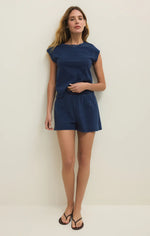 Load image into Gallery viewer, Camino Jersey Denim Top
