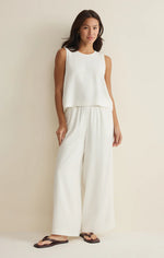 Load image into Gallery viewer, Sloane Linen Tank - White

