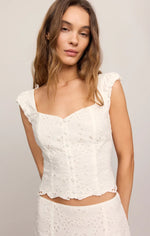 Load image into Gallery viewer, Emie Eyelet Top
