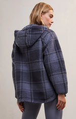 Load image into Gallery viewer, Cross Country Plaid Jacket -Blue Ash
