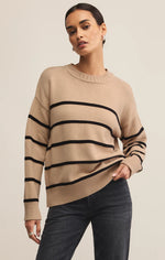 Load image into Gallery viewer, Boyfriend Stripe Sweater
