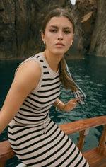 Load image into Gallery viewer, Emori Striped Muscle Tank
