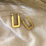 Load image into Gallery viewer, Rectangular Dangle Earrings
