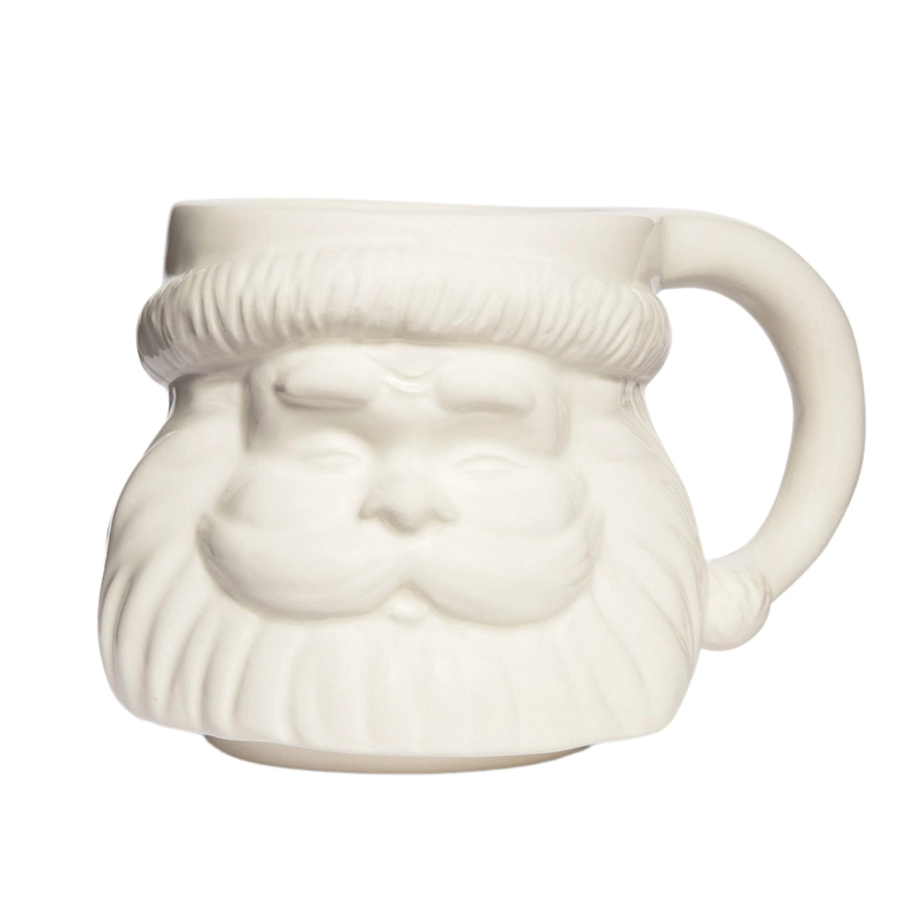 Santa Coffee Mug- White