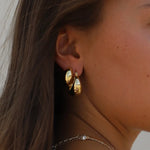 Load image into Gallery viewer, Coco Chunky Hoop Earrings
