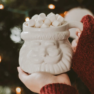 Santa Coffee Mug- White