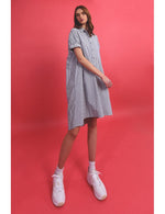Load image into Gallery viewer, Shirt Striped Dress
