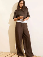 Load image into Gallery viewer, Espresso Linen Pant
