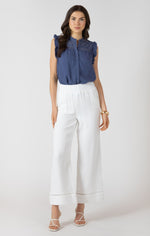Load image into Gallery viewer, Emily Sleeveless Blouse - Indigo
