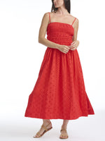 Load image into Gallery viewer, Kenzie Geo Eyelet Dress
