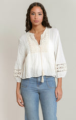 Load image into Gallery viewer, Bryce Lace Blouse
