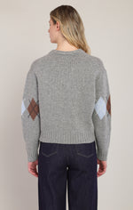 Load image into Gallery viewer, Argyle Knit Sweater
