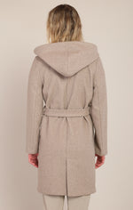 Load image into Gallery viewer, Hooded Trench with Belt
