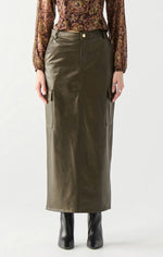 Load image into Gallery viewer, Dark Khaki Skirt
