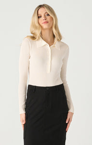 Polo Collar Top