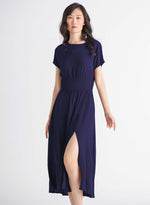 Load image into Gallery viewer, Smocked Waist Dress - DARK NAVY
