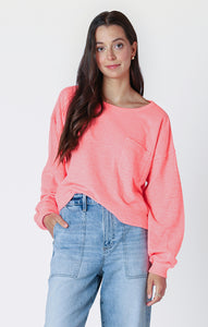 Bright Coral Sweatshirt